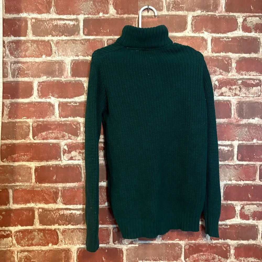 The Children's Place Dark Green Half-Zip Knit Sweater - Picture 5 of 6
